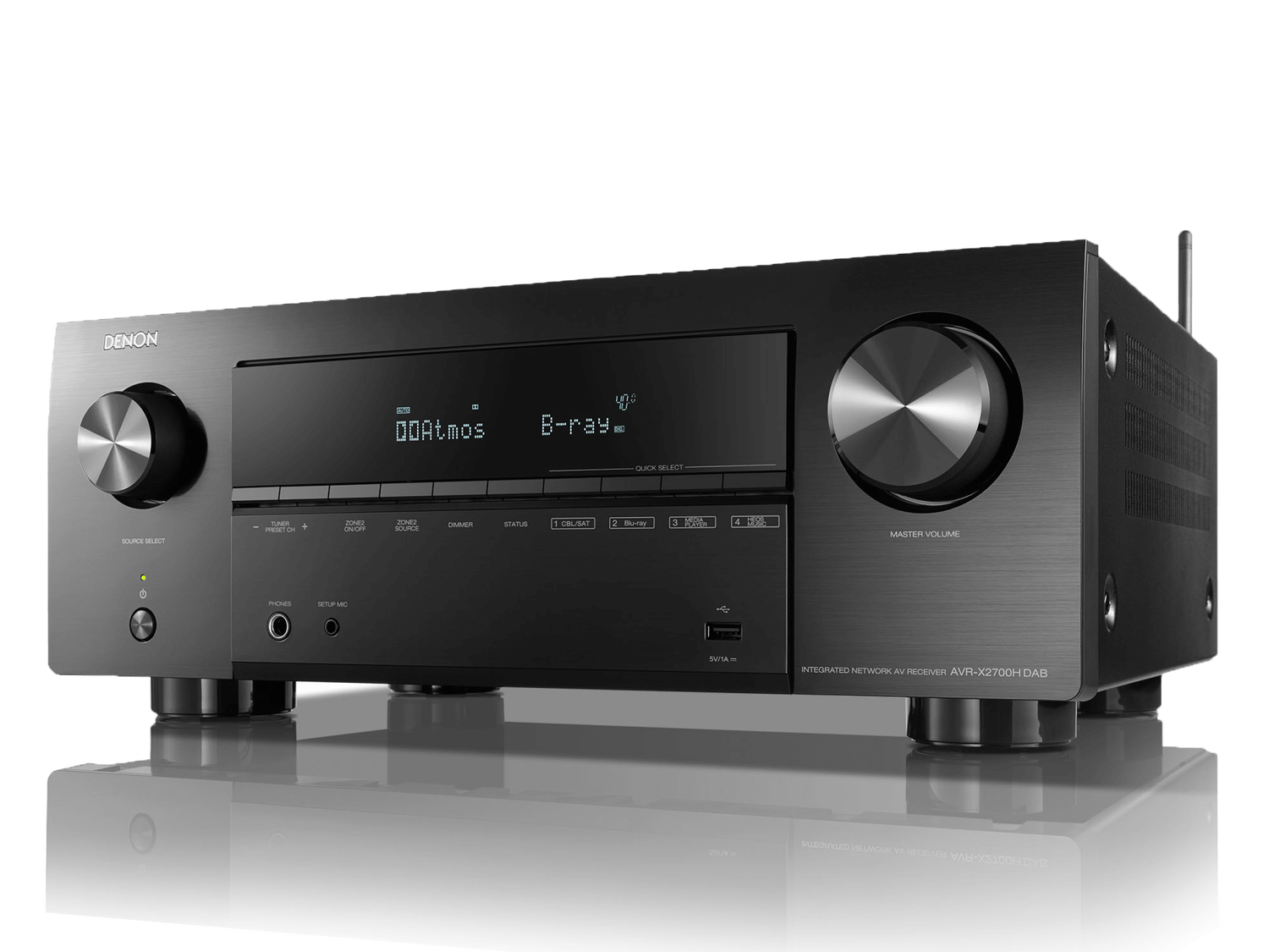 AVR-X2700H DAB, Black, dynamic